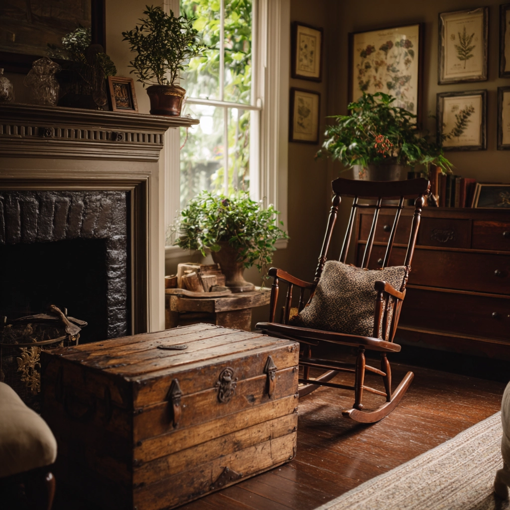 antique living room 15