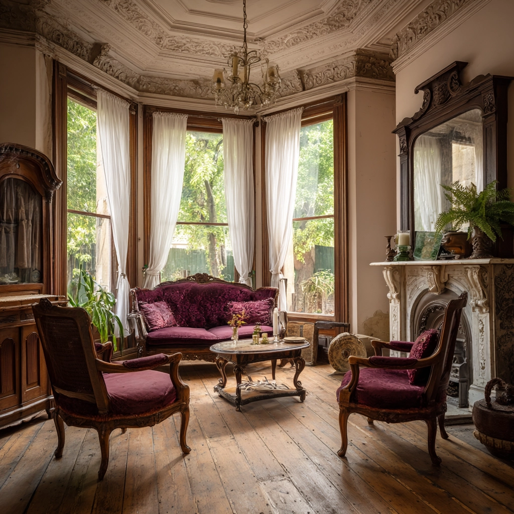 antique living room 17