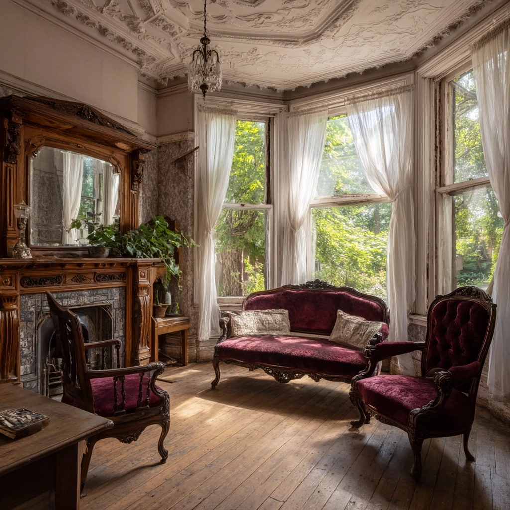 antique living room 19