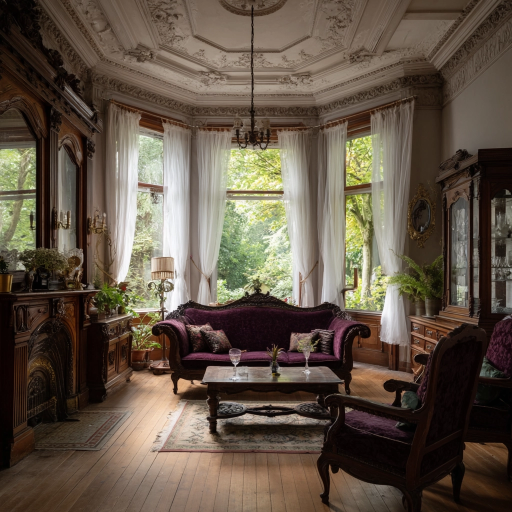 antique living room 20