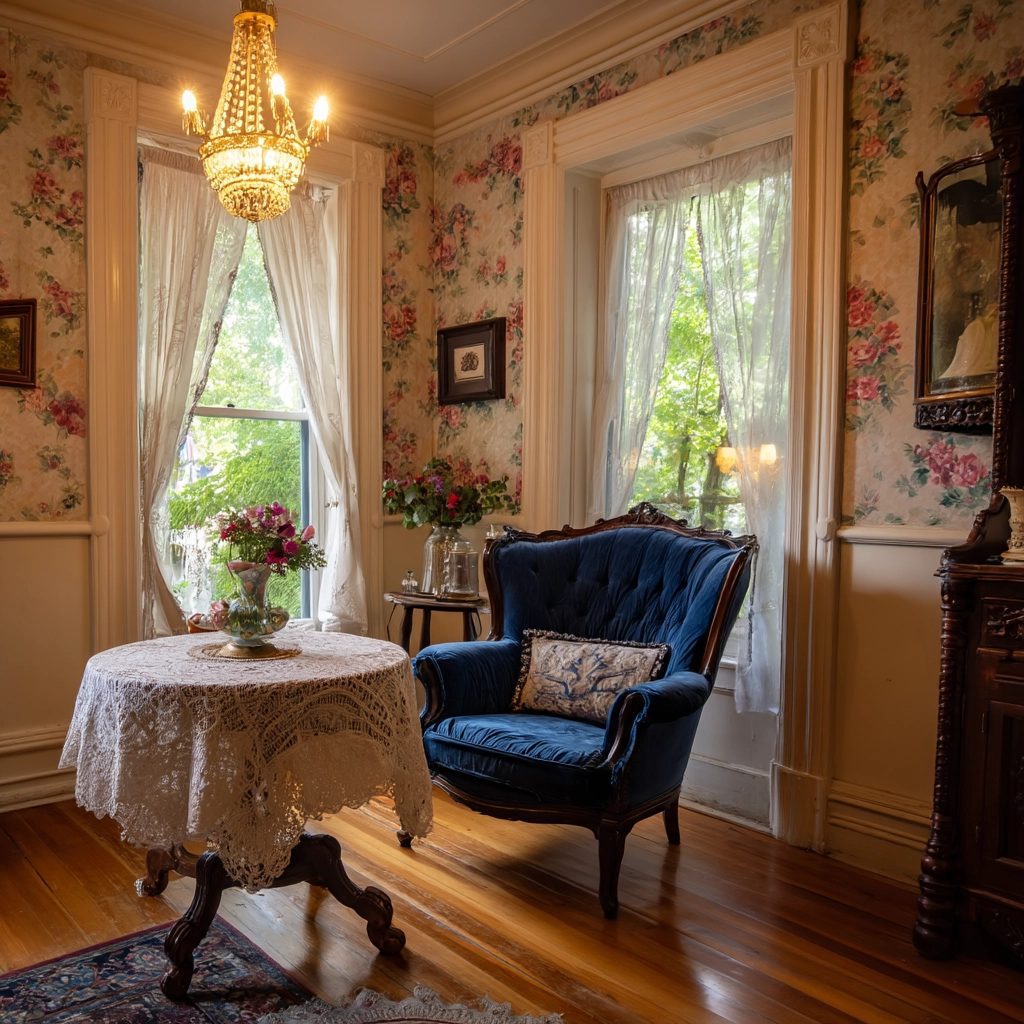 antique living room 29