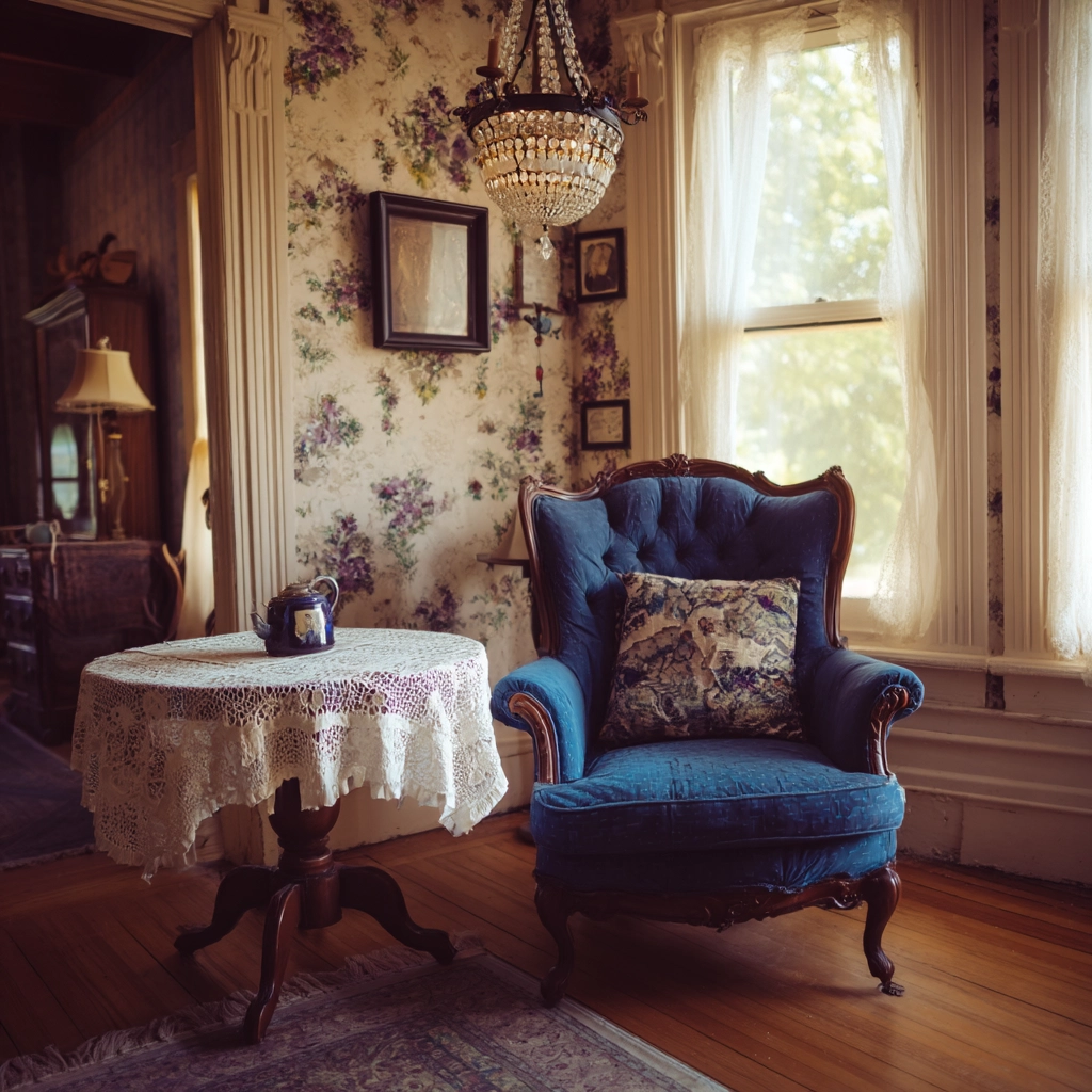 antique living room 31