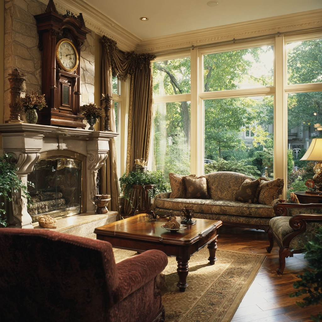 antique living room 33