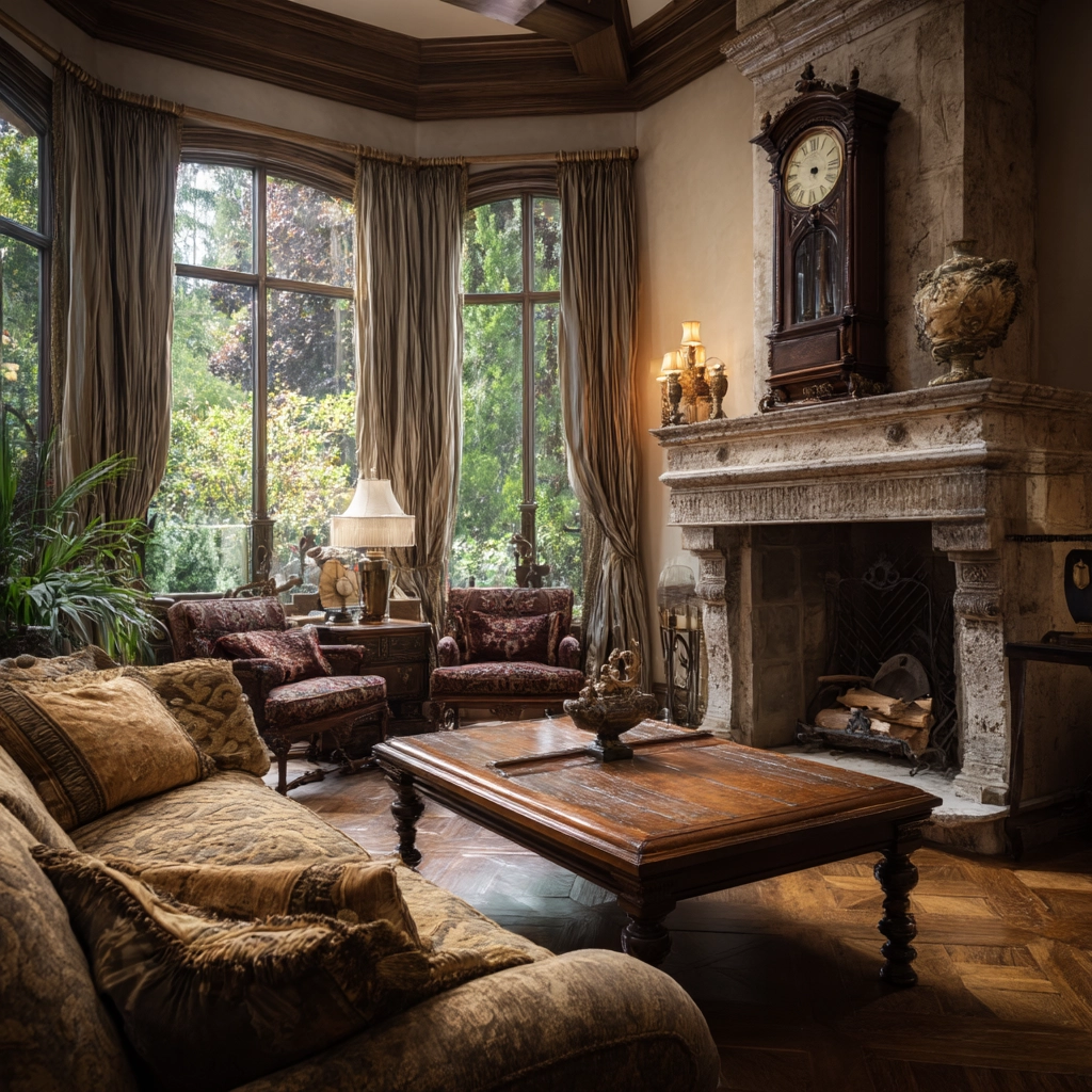 antique living room 34