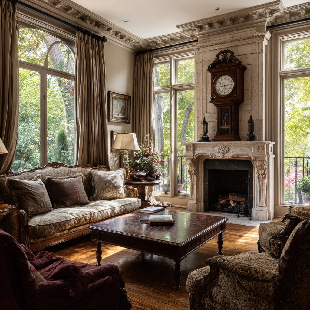 antique living room 36