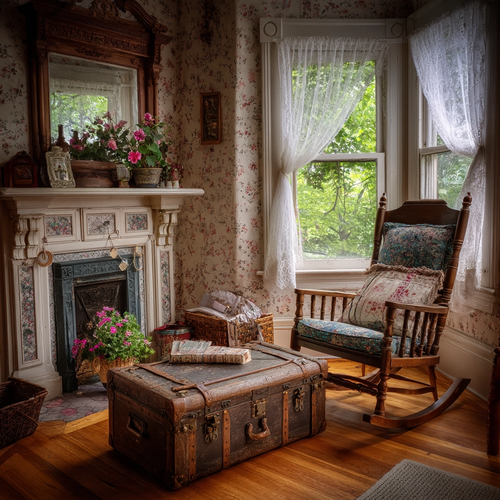 antique living room 58
