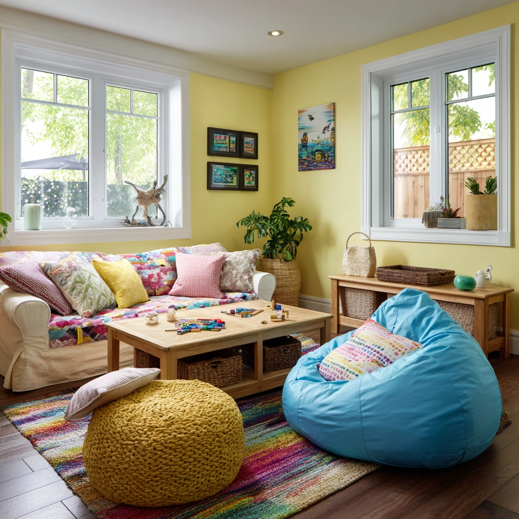 basement living room ideas 41