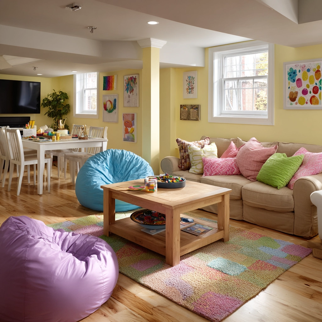 basement living room ideas 42