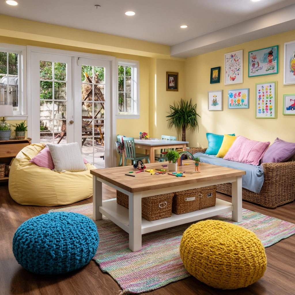 basement living room ideas 43