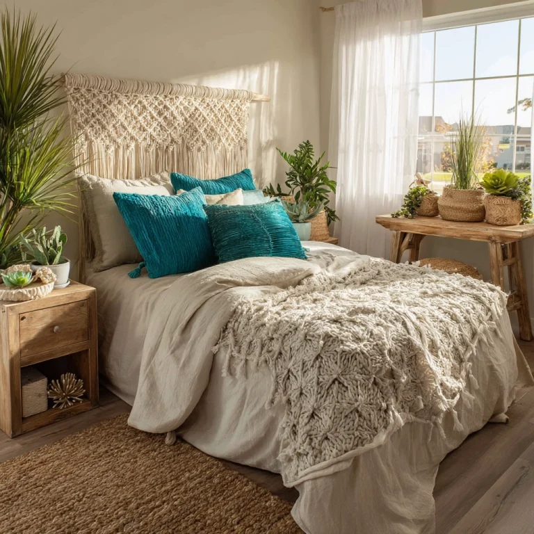 beachy boho bedroom 1