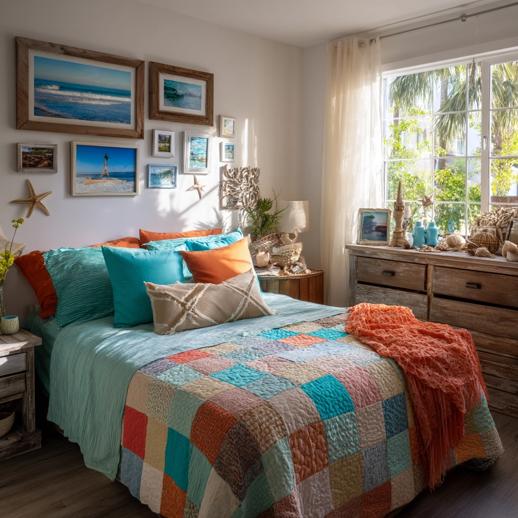 beachy boho bedroom 13