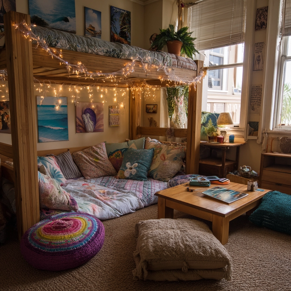 beachy boho bedroom 32