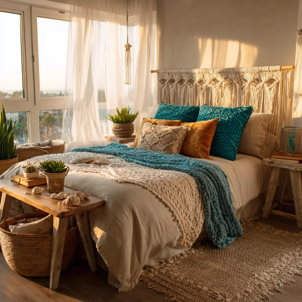 beachy boho bedroom 4