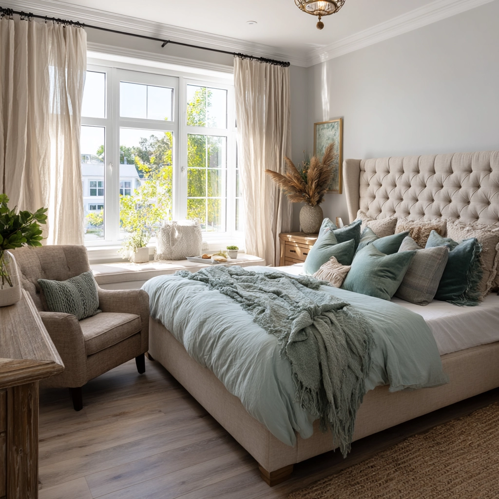 beachy boho bedroom 49