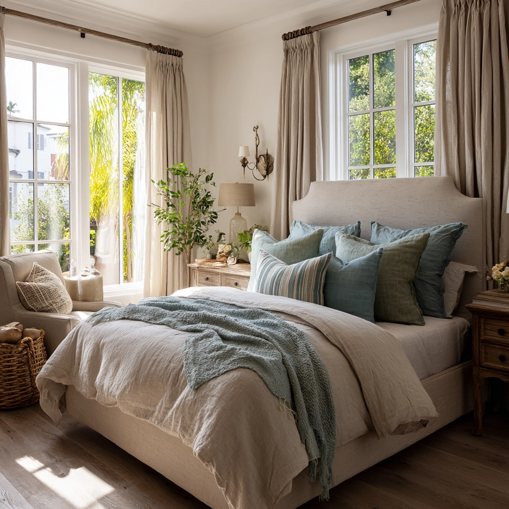 beachy boho bedroom 50