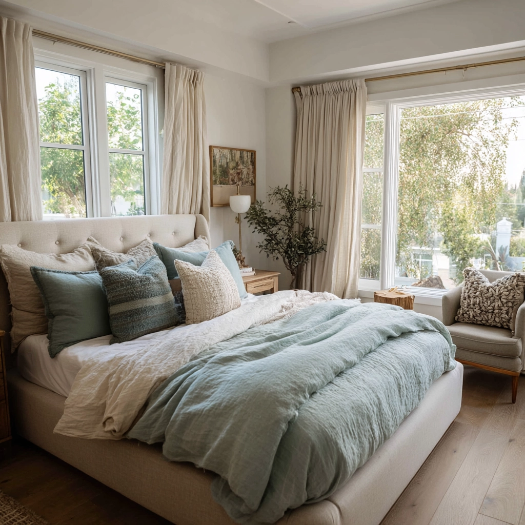 beachy boho bedroom 51