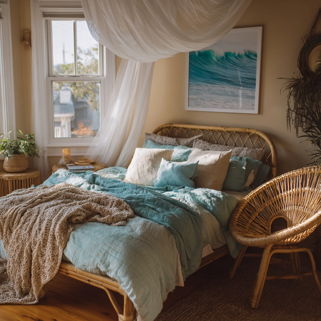 beachy boho bedroom 7