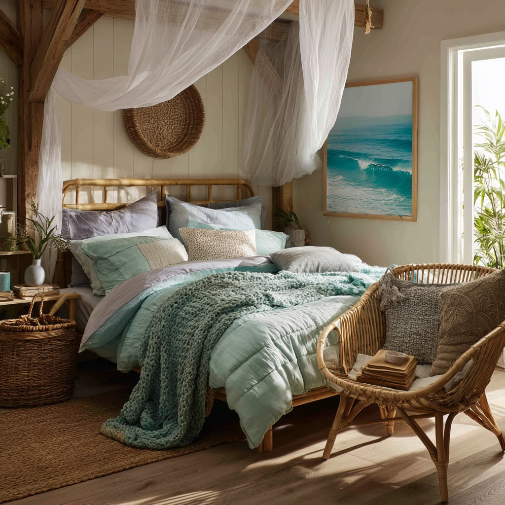 beachy boho bedroom 8