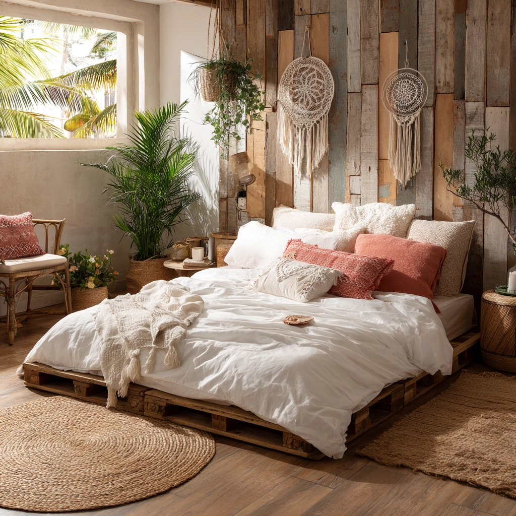 beachy boho bedroom 9