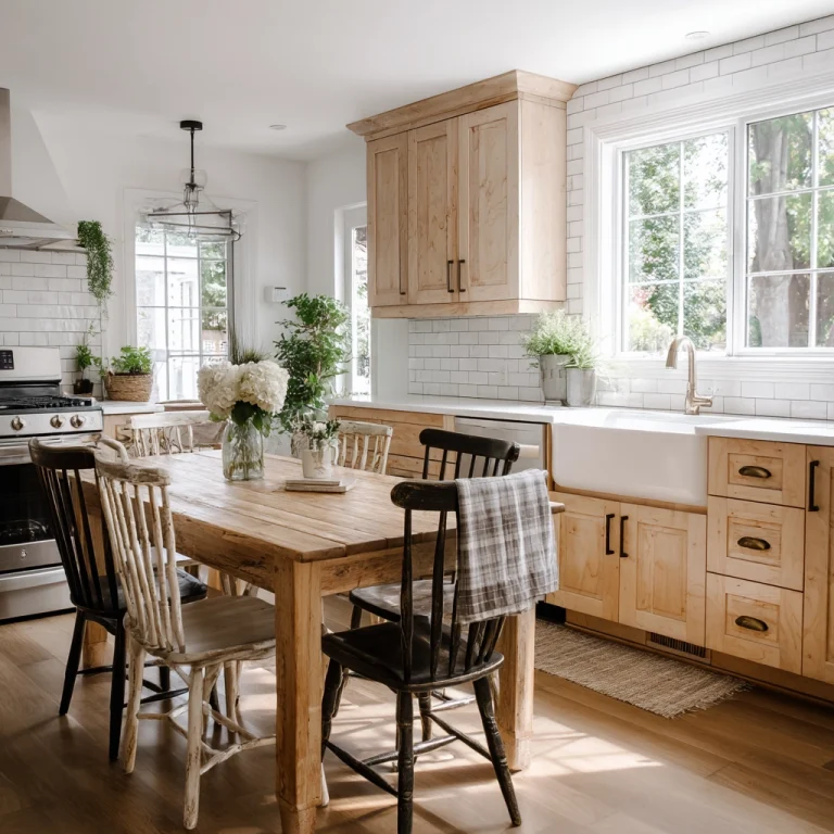 birch kitchen cabinets 1