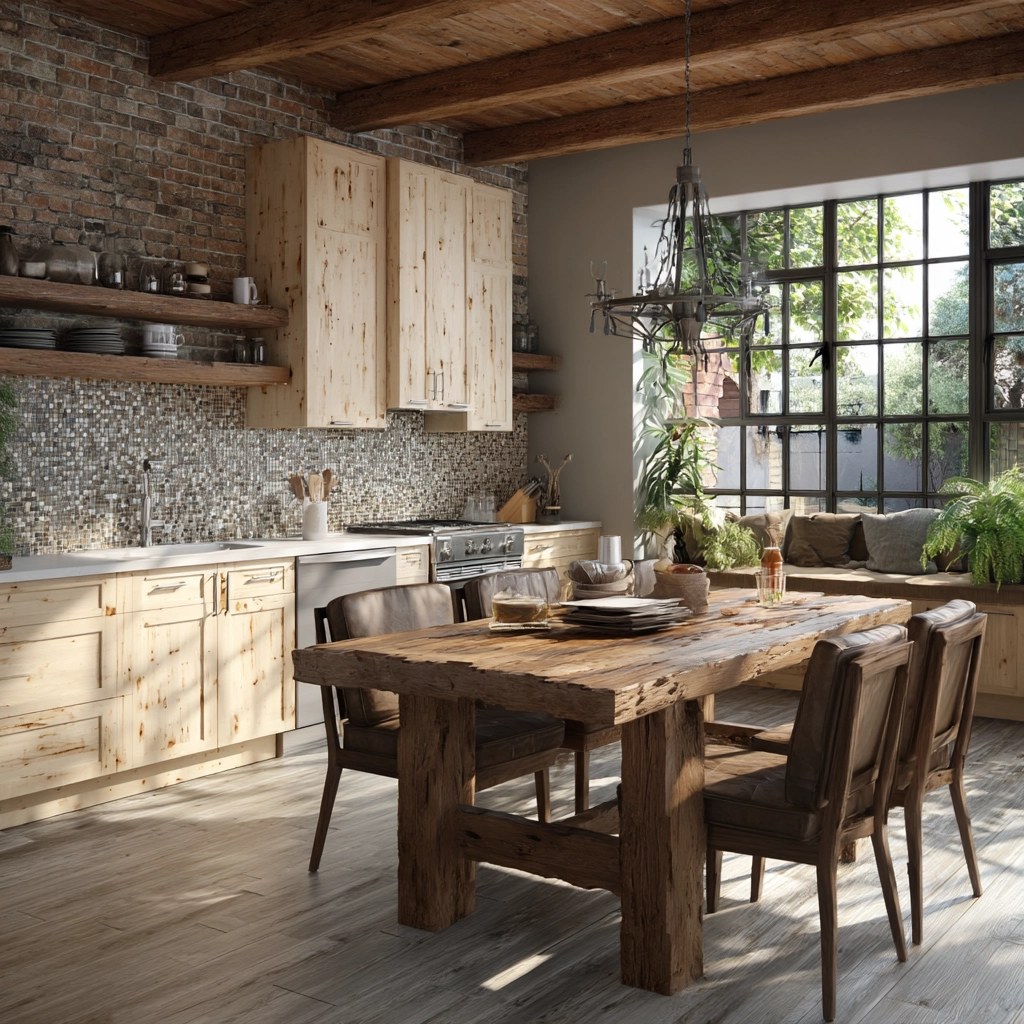 birch kitchen cabinets 55