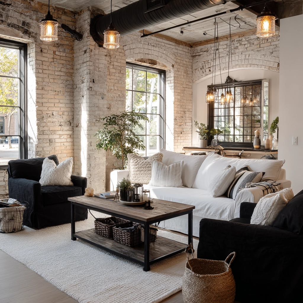 black and white living room decor 30