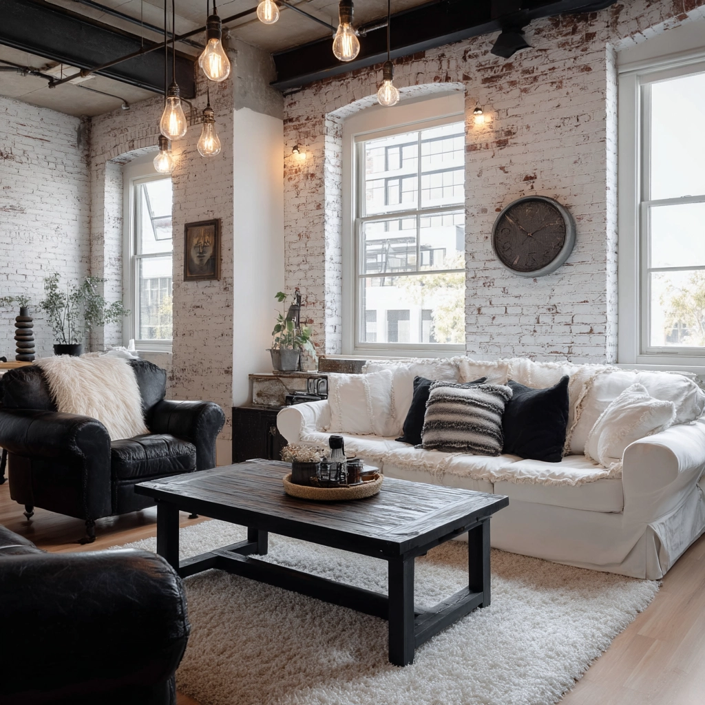 black and white living room decor 31