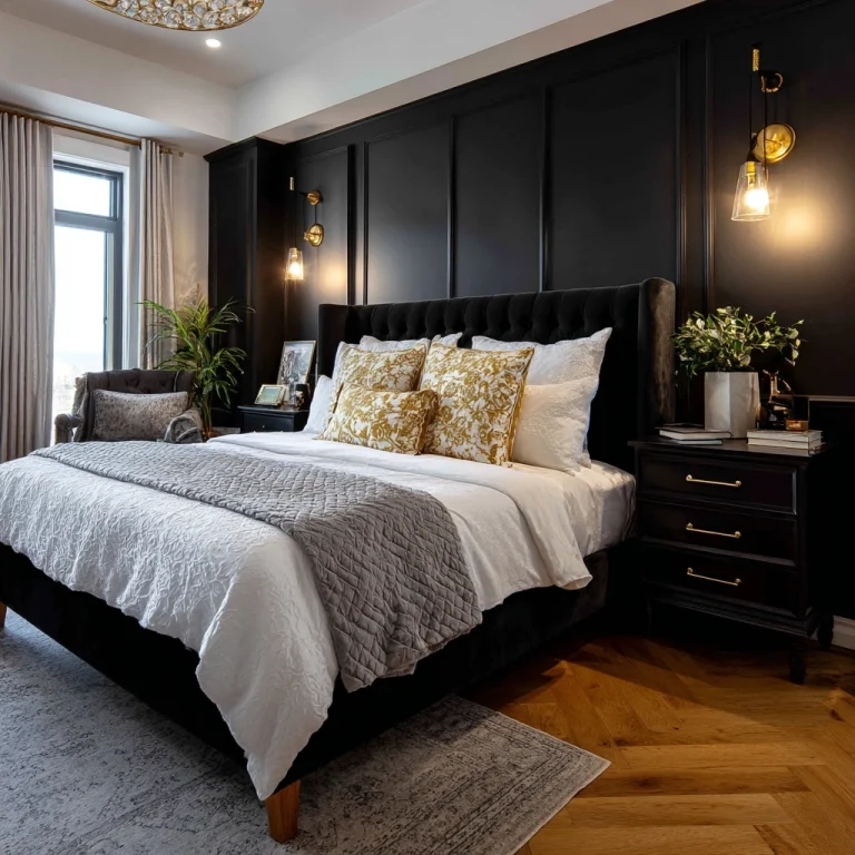 black bedroom ideas 1