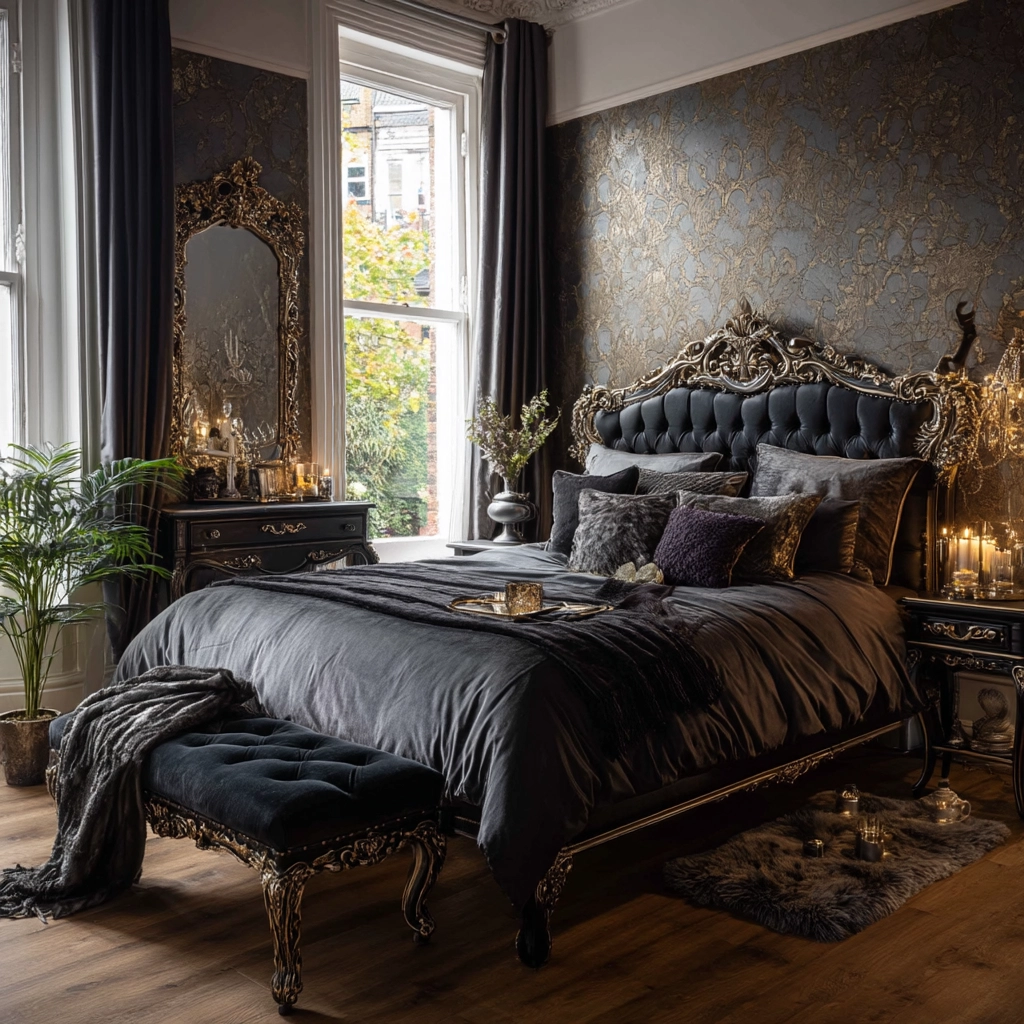 black bedroom ideas 10