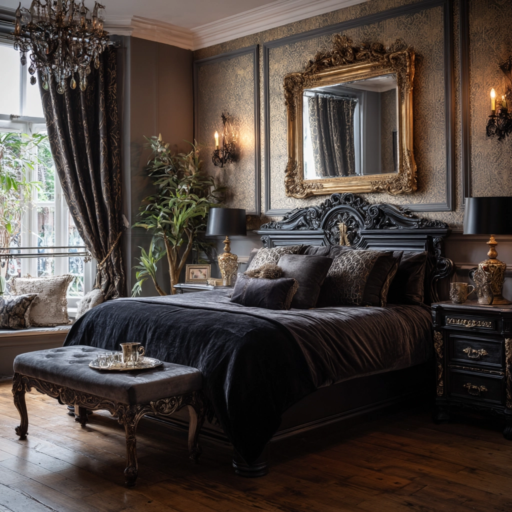black bedroom ideas 11