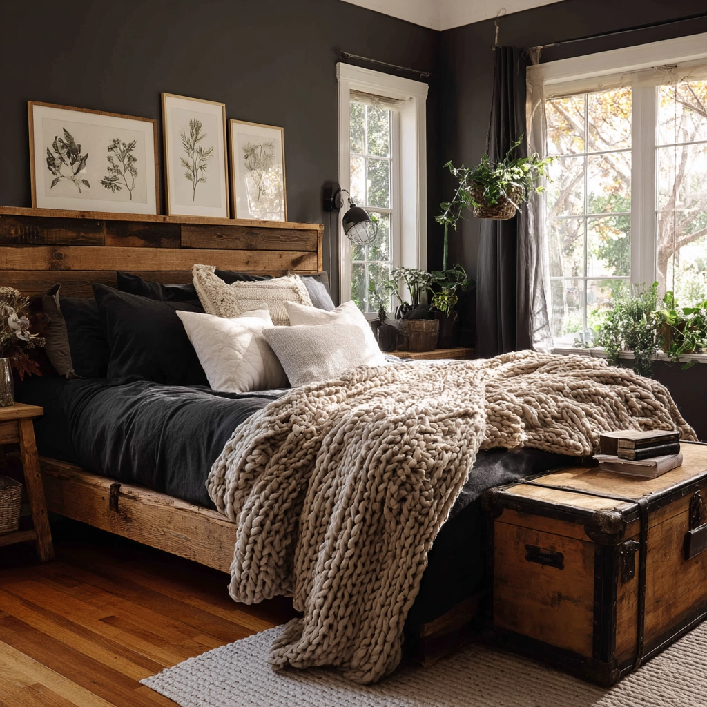 black bedroom ideas 16