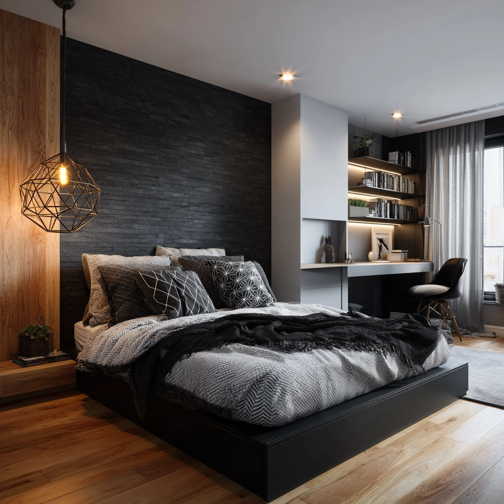 black bedroom ideas 18