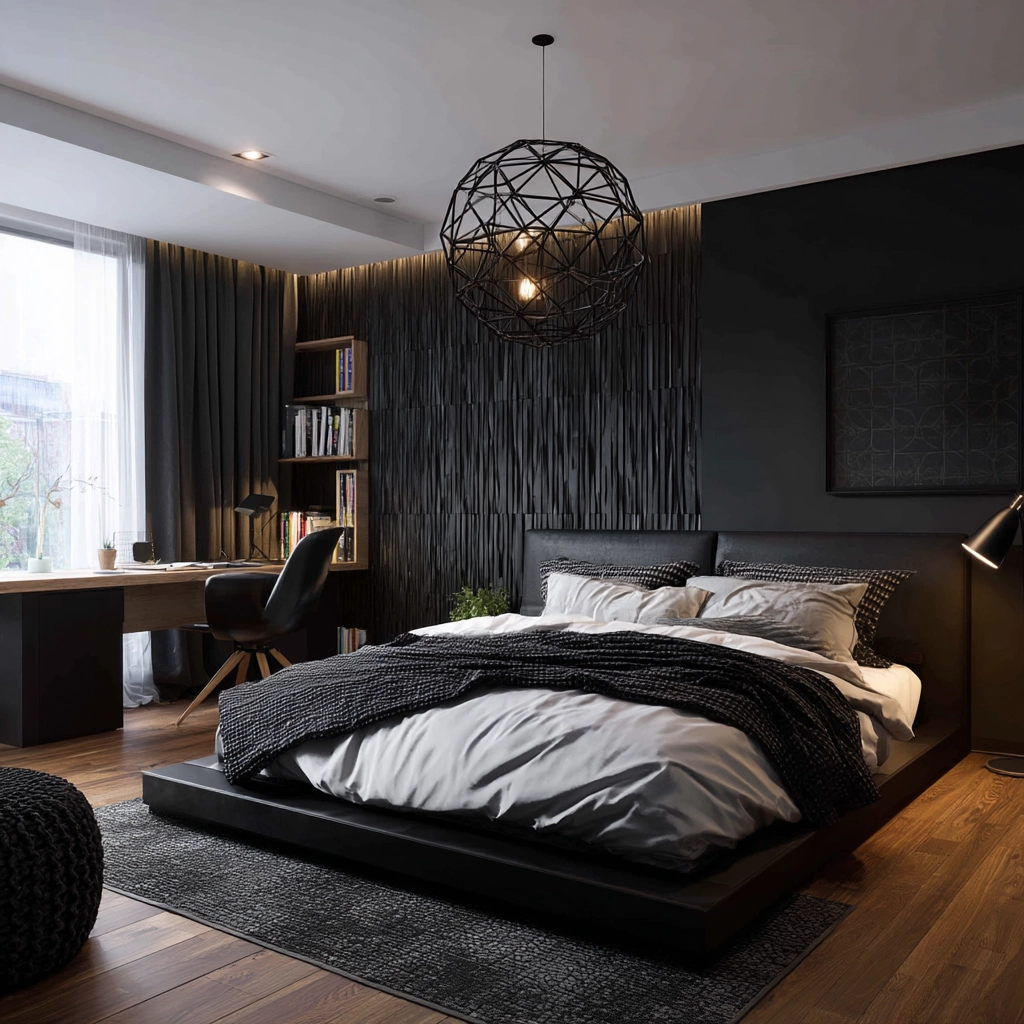 black bedroom ideas 19