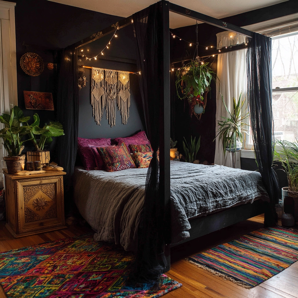 black bedroom ideas 21