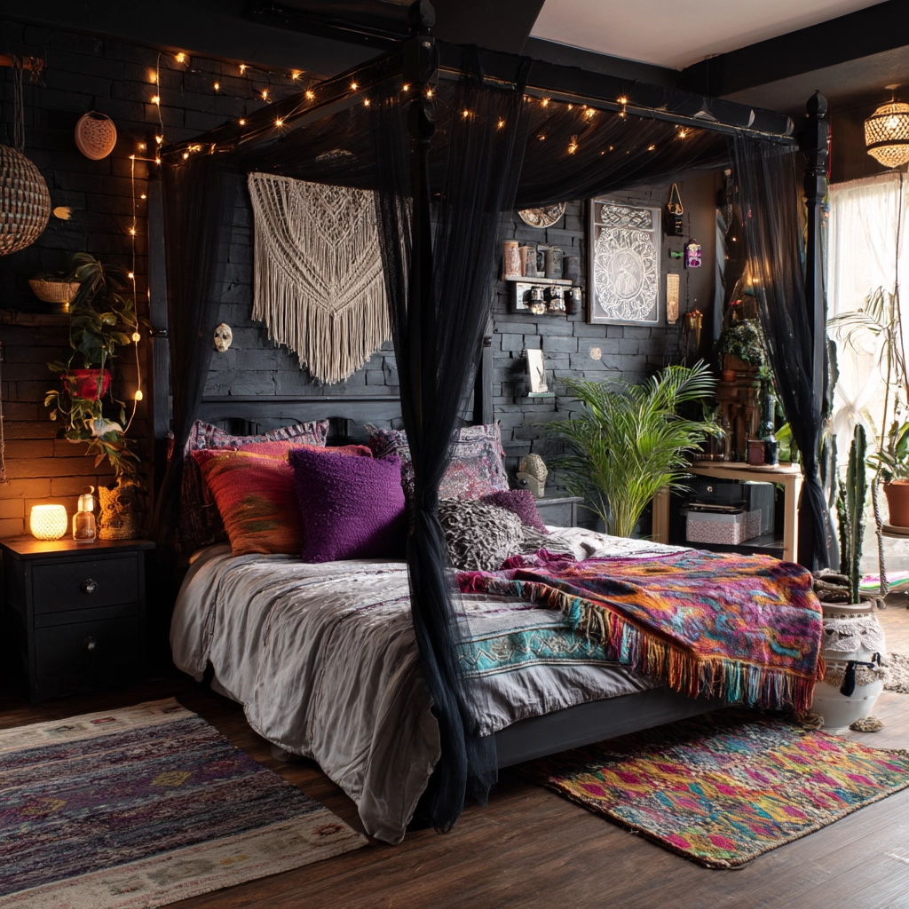black bedroom ideas 22