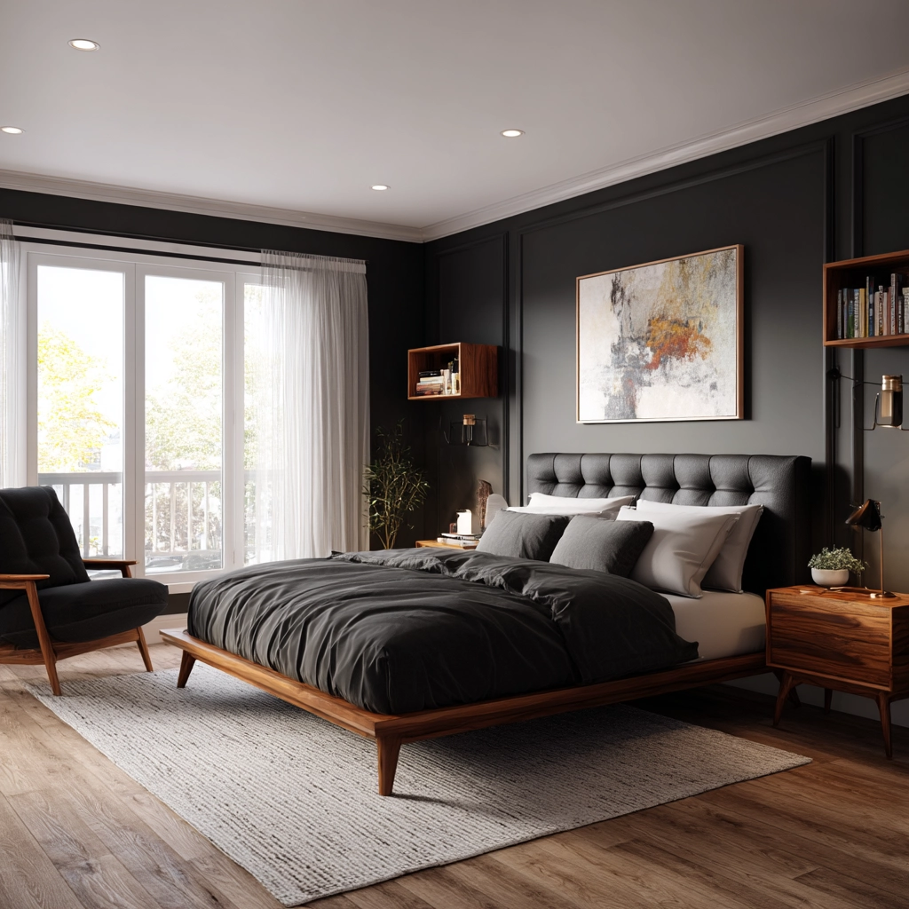 black bedroom ideas 26