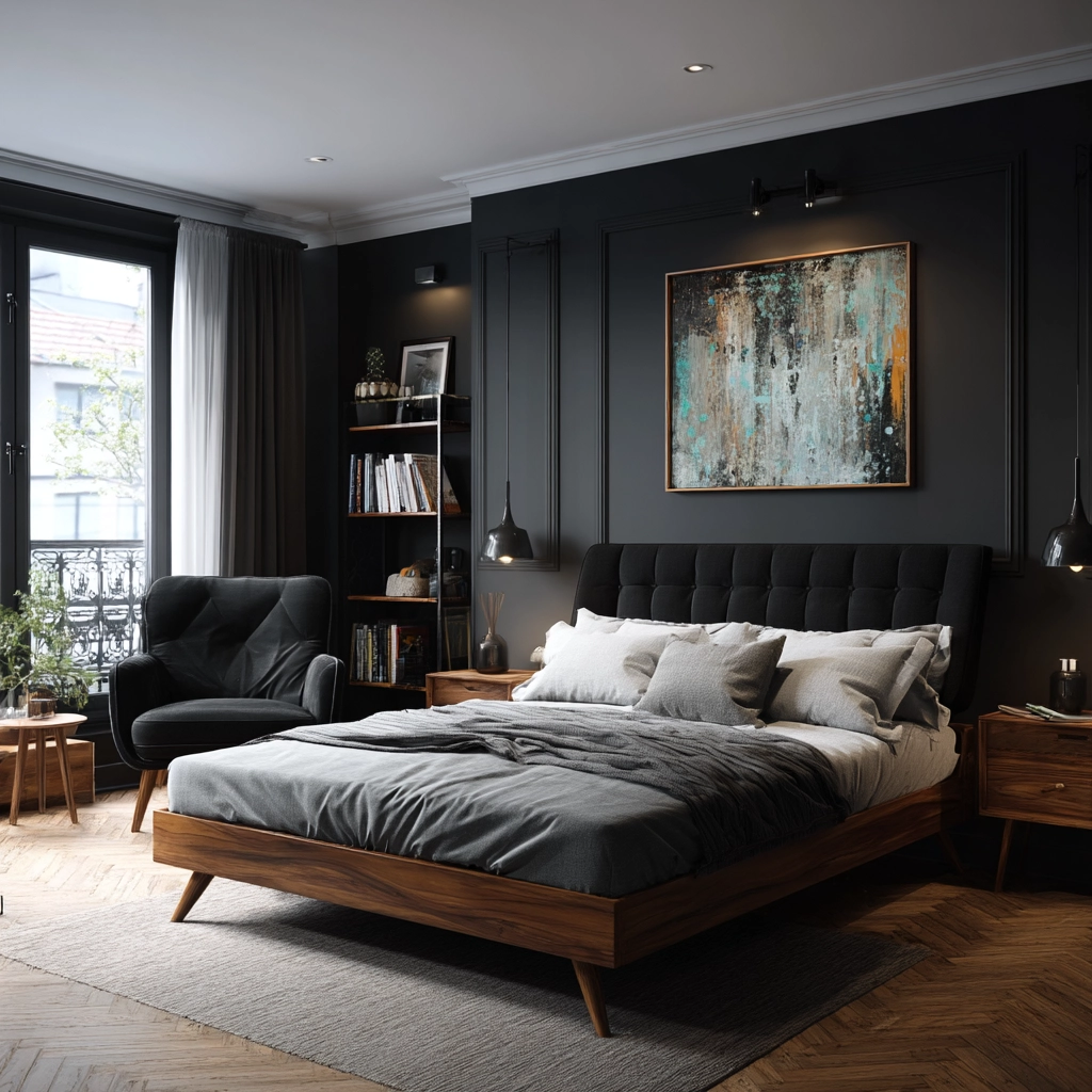 black bedroom ideas 28