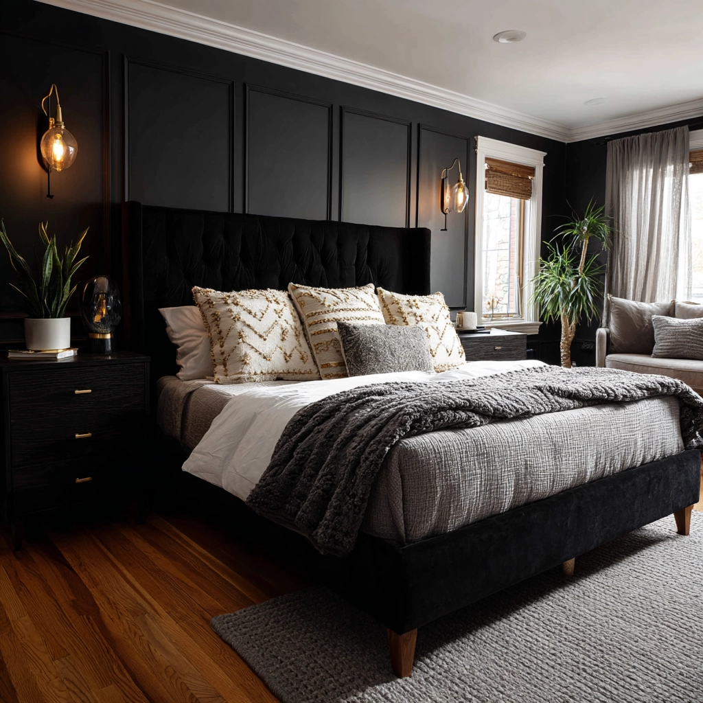 black bedroom ideas 3