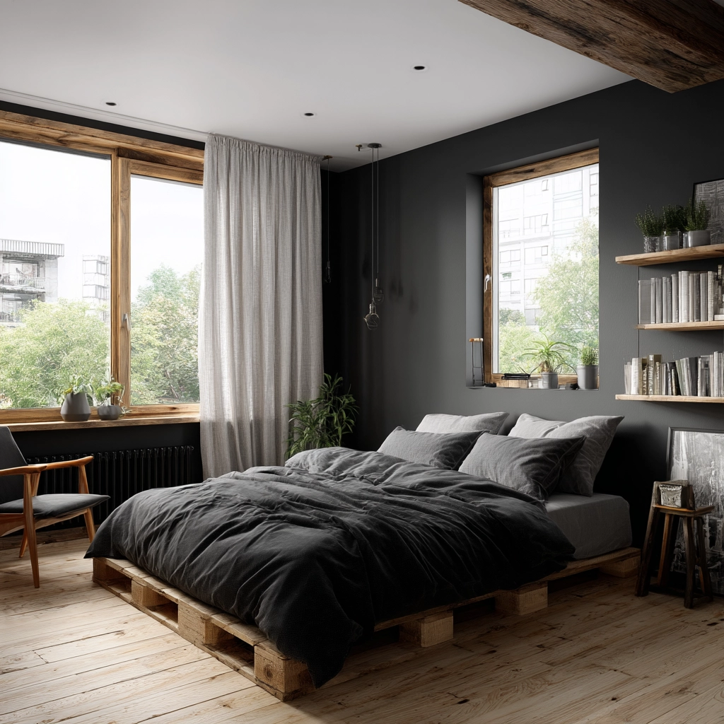 black bedroom ideas 34