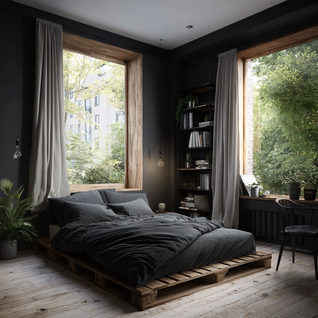 black bedroom ideas 35