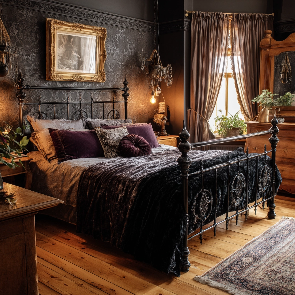 black bedroom ideas 40