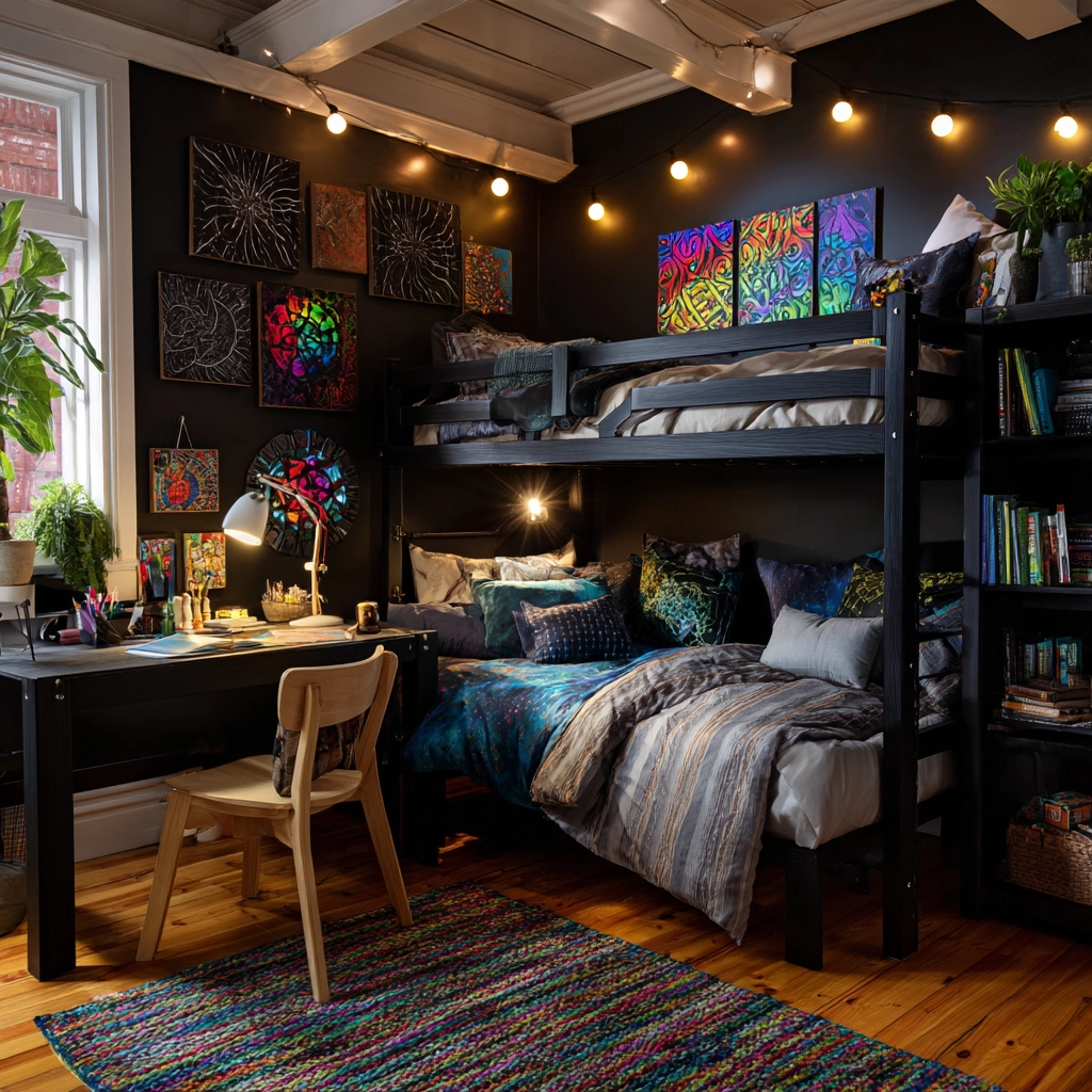 black bedroom ideas 53