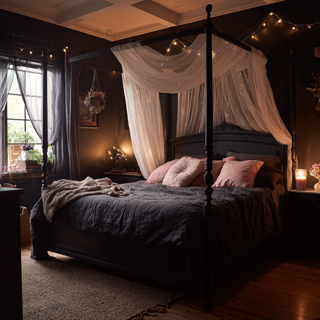 black bedroom ideas 59