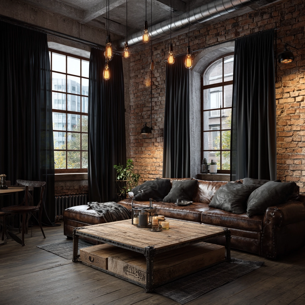 black curtains living room ideas 10