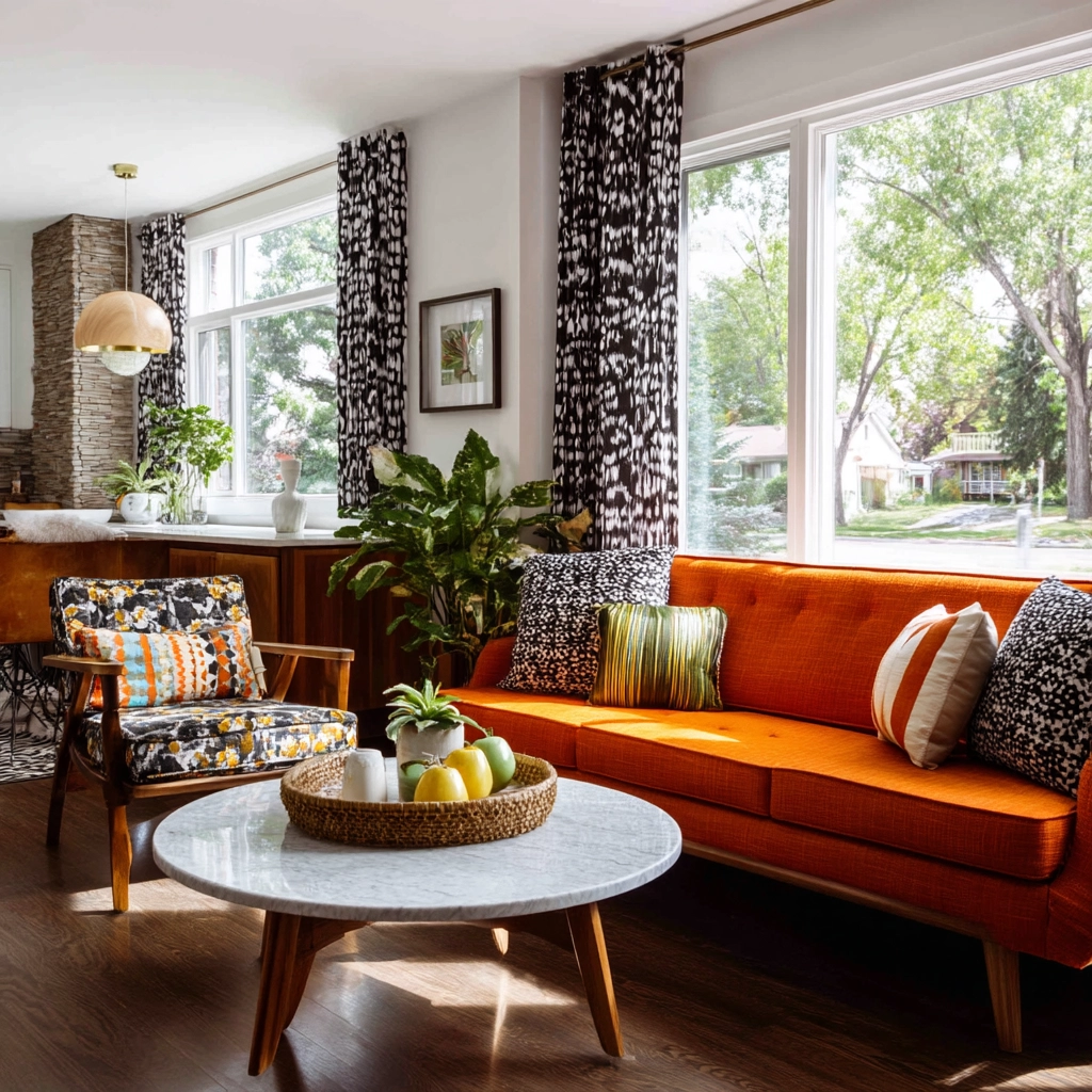 black curtains living room ideas 26