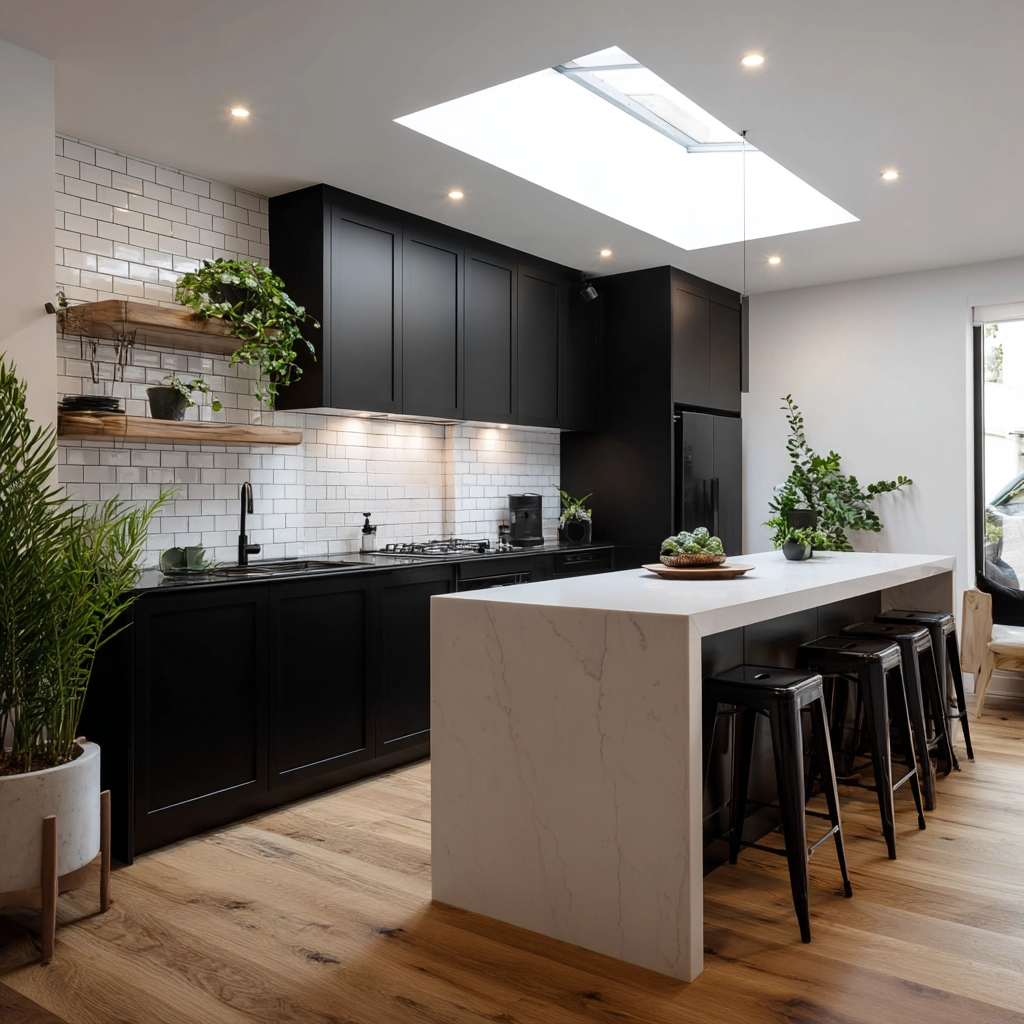 black kitchen cabinets 13