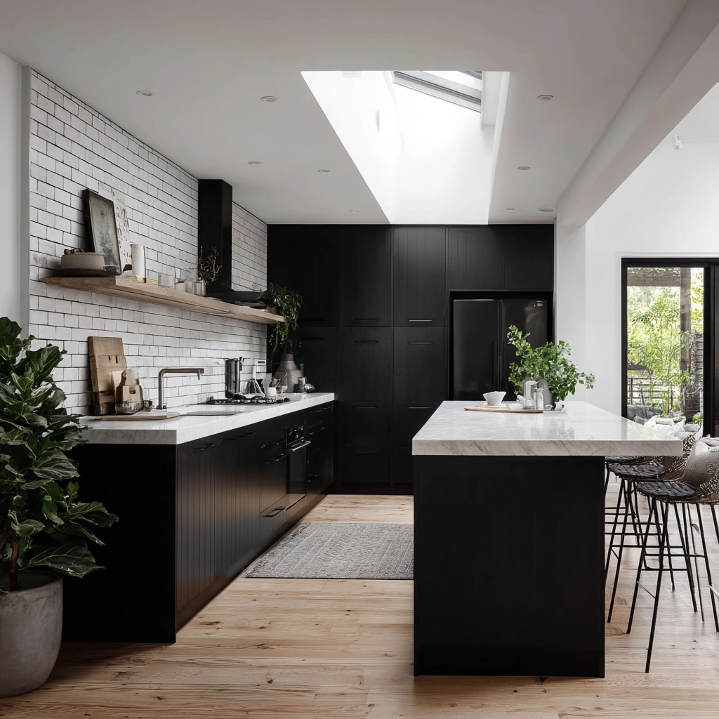 black kitchen cabinets 15