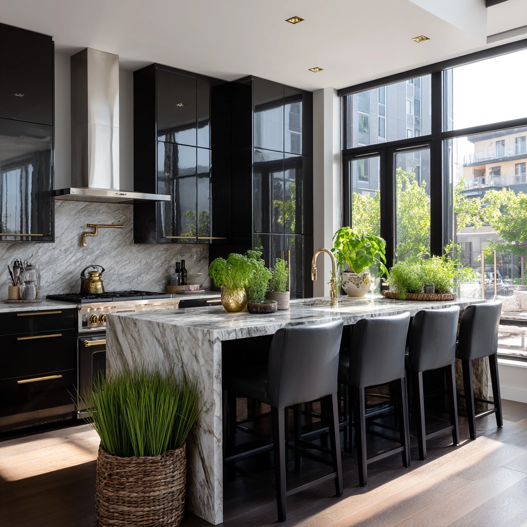 black kitchen cabinets 17