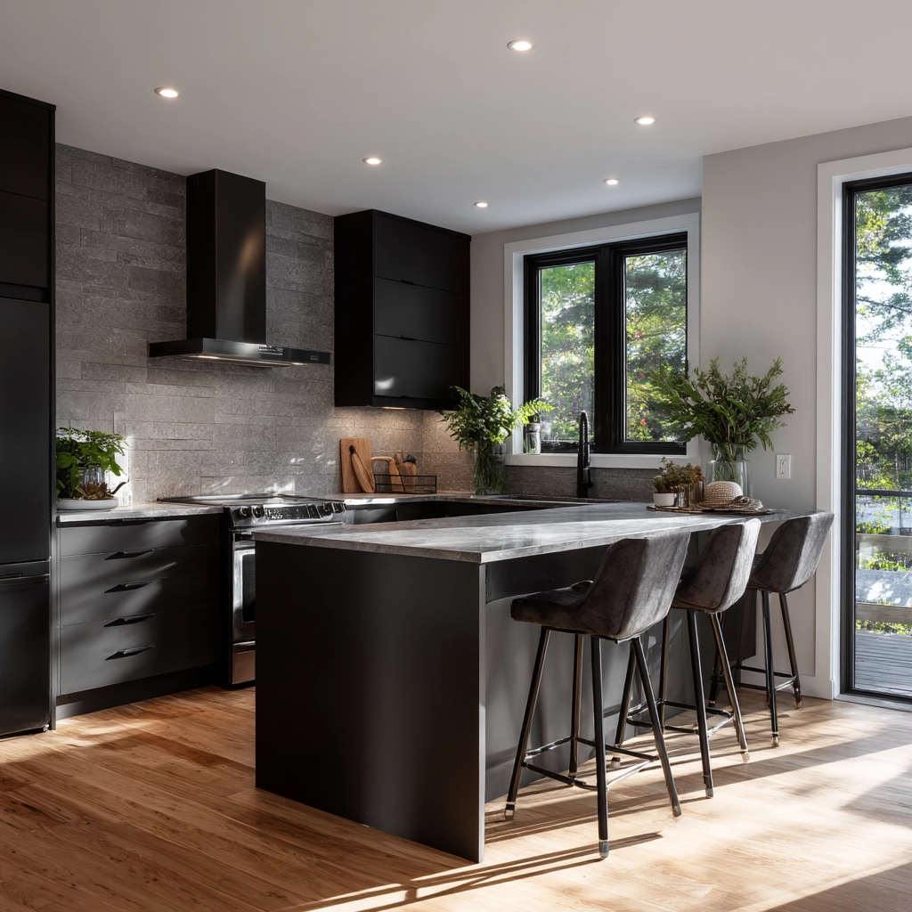 black kitchen cabinets 22