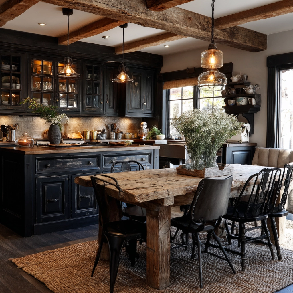 black kitchen cabinets 25